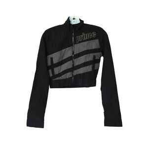 PRINCE Windbreaker Track Jacket - Black - S